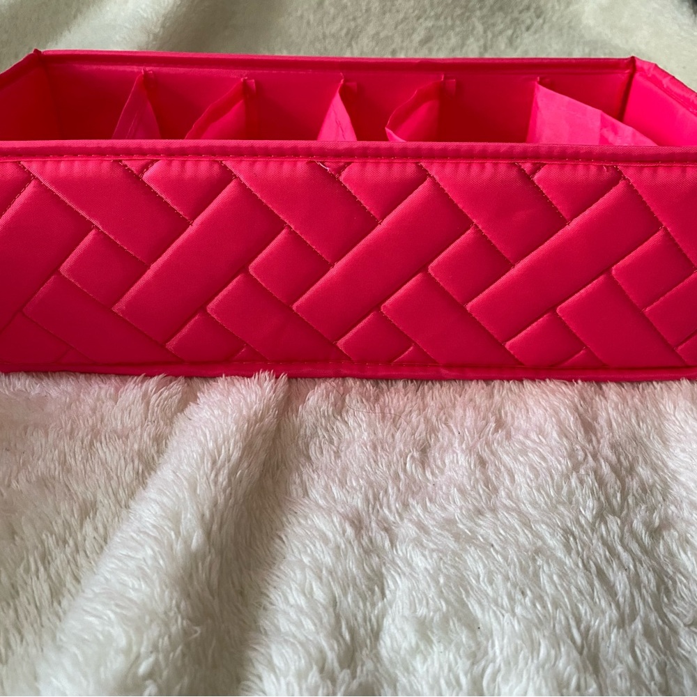 Lug Pink Quilted Storage Bin - Picture 3 of 3